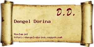 Dengel Dorina névjegykártya